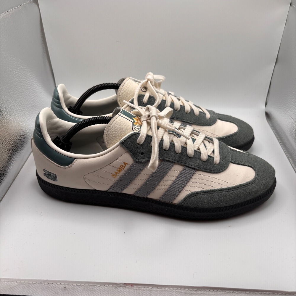 Adidas Samba OG "Samba 49" Green Off White Sneakers Men's Size 10.5 EUC JP9222 - Picture 6 of 8